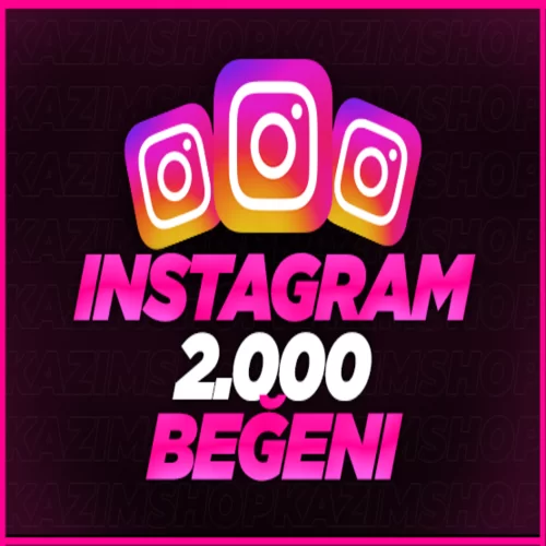  ⭐GARANTİLİ INSTAGRAM 2.000 BEĞENİ⭐
